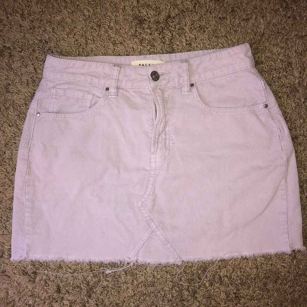 PacSun lilac/ lavender corduroy skirt